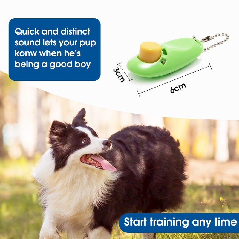 BAAPET 15/20/30/50/100 ft Long Dog Training Leash with Clickers for Small, Medium and Large Dogs or Cats (15 Feet, Springgreen) - Image 5